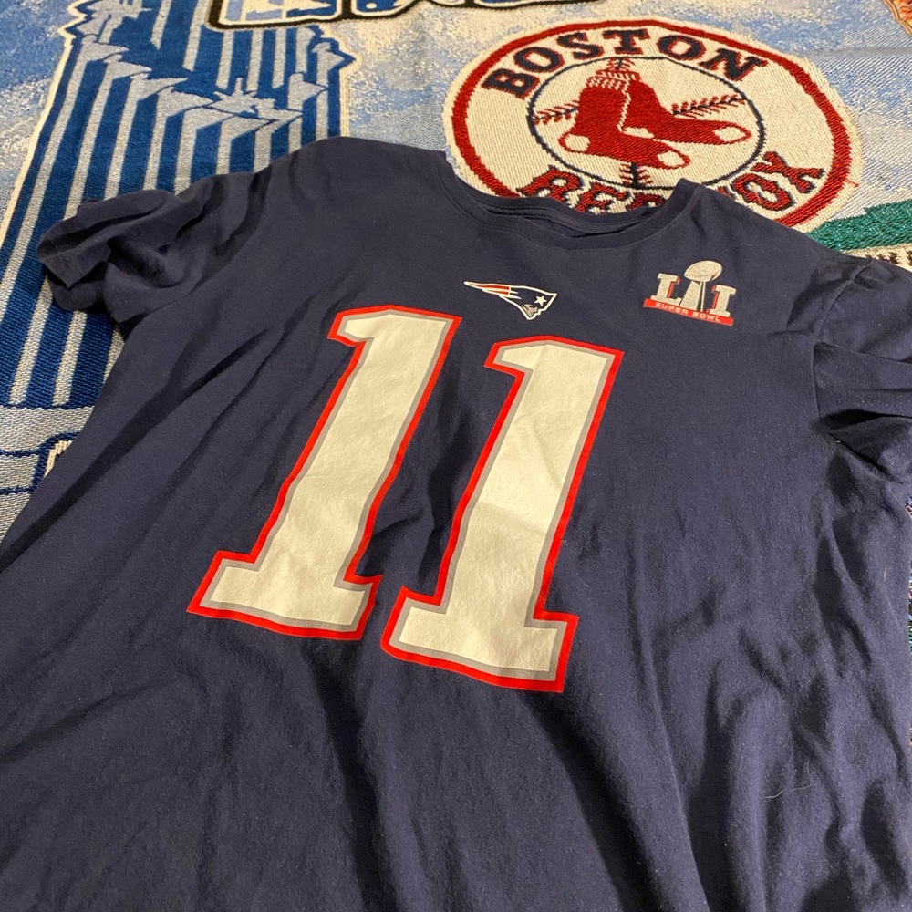 Patriots Julian Edelman super bowl 51 player tee